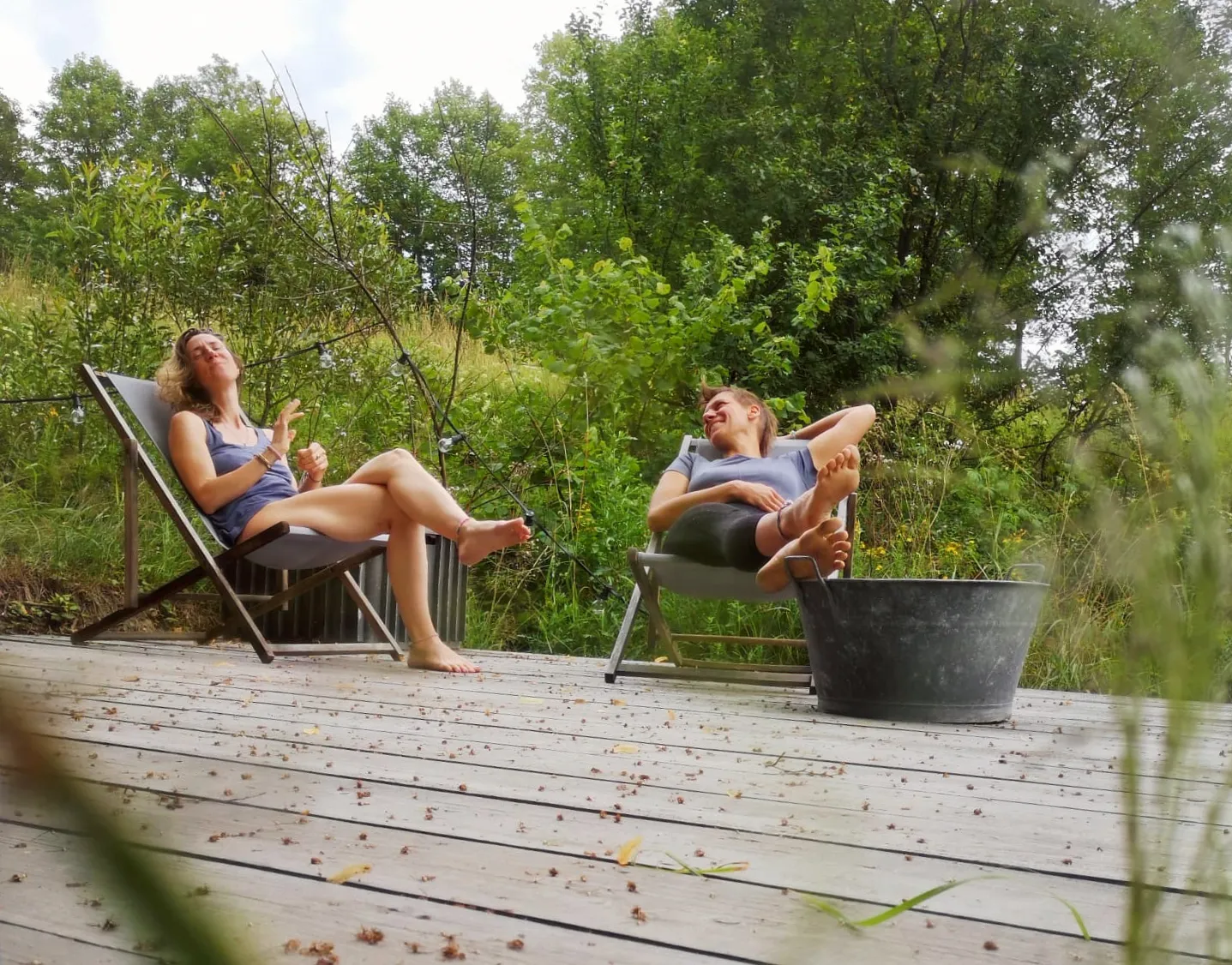 Sauna Nowica Łan z zewnątrz